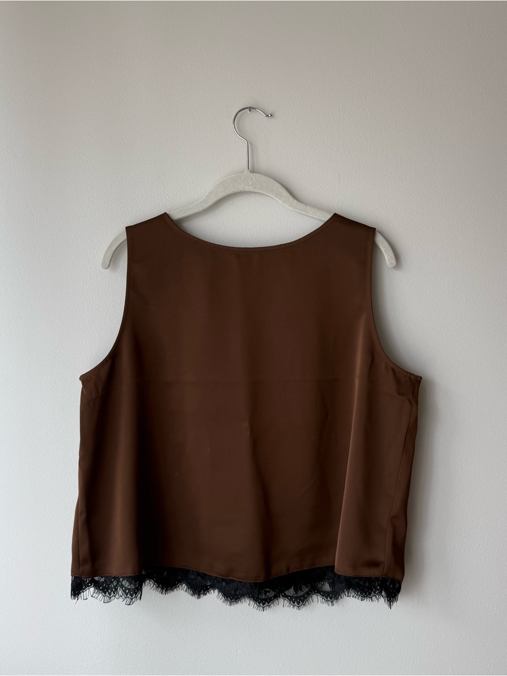 L | NWT | Joie Sleeveless Lace-Hem Women's Top